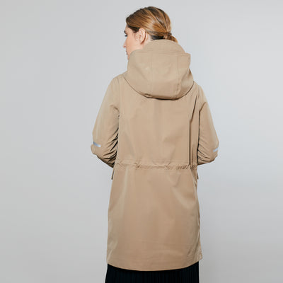 Beige Minéral Gris Clair / Orange / Col Gris Clair