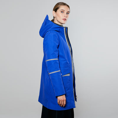 Bleu Outremer Gris Clair / Anthracite / Col Gris Clair