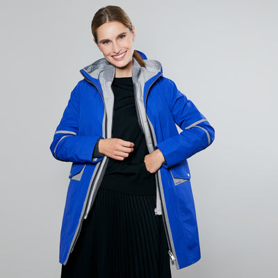Bleu Outremer Gris Clair / Anthracite / Col Gris Clair