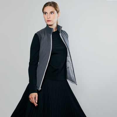 Gris Anthracite Chiné Gris Clair / Anthracite / Col Anthracite