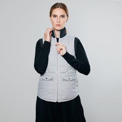 Gris Anthracite Chiné Gris Clair / Anthracite / Col Anthracite