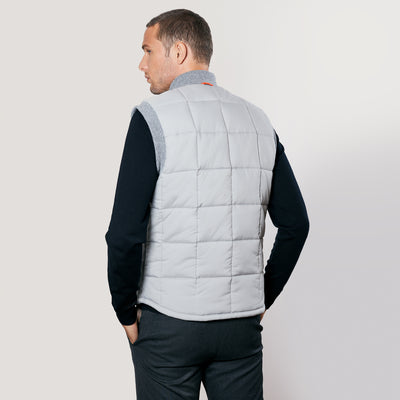 Bleu Marine Chiné Gris Clair / Anthracite / Col Gris Clair
