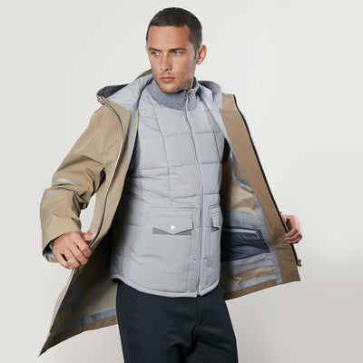 Beige Minéral Gris Clair / Anthracite / Col Gris Clair