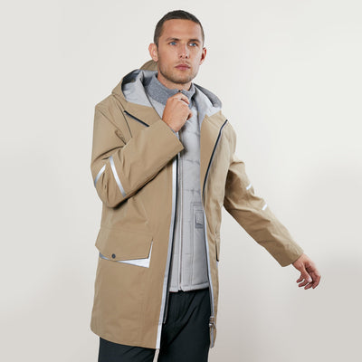 Beige Minéral Gris Clair / Anthracite / Col Gris Clair